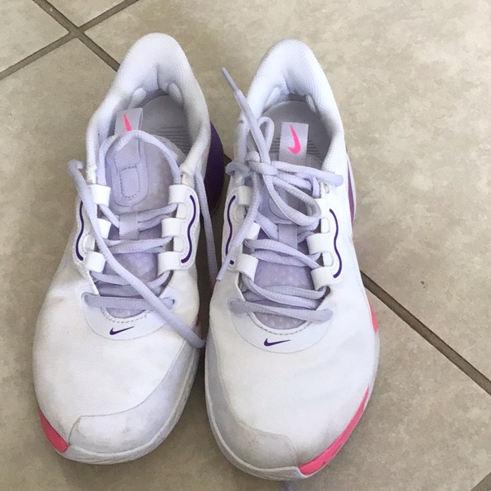 White pink purple AirMax Nike